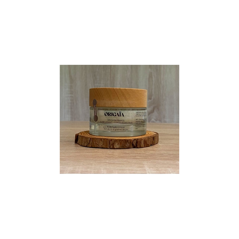 Crème contour des yeux naturelle, hydrate et réduit les cernes. Soin apaisant fabriqué dans le Nord de la France