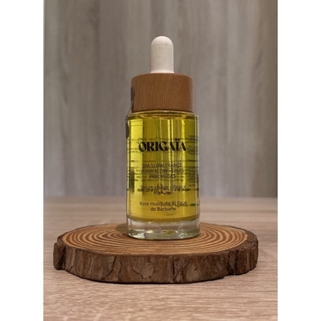 Sérum anti-âge aux huiles précieuses, nourrit et raffermit la peau. Soin naturel fabriqué dans le Nord de la France