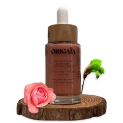 Sérum anti-âge à l'acide hyaluronique et à la rose, hydrate et repulpe la peau. Fabriqué dans le Nord de la France