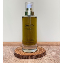 Huile de massage tonifiante au thé vert, stimule et raffermit la peau. Soin naturel fabriqué dans le Nord de la France