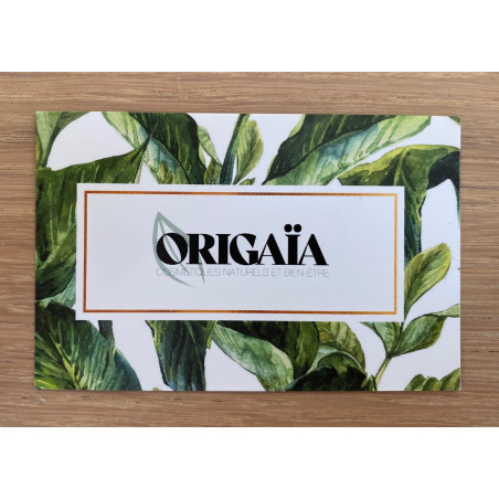Carte cadeau, idéale pour offrir des produits de bien-être et cosmétiques naturels. Disponible dans le Nord de la France
