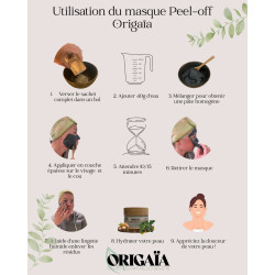 Notice masque visage peel-off détoxifiant