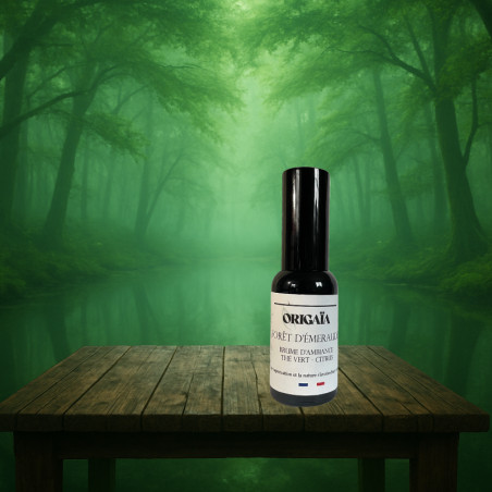 Brume d'ambiance naturelle forêt d'emeraude