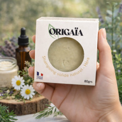 Shampoing solide naturel, fabriqué en France. Doux pour vos cheveux et l’environnement, idéal pour un soin durable