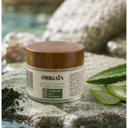 Crème visage à la spiruline. Reminéralisante, anti-oxydante, anti-pollution