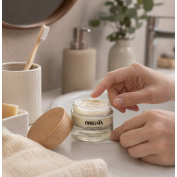 Crème de jour visage : Peaux sensibles | Cosmétique naturel | Fabriqué en France | Crème slow confort précieux